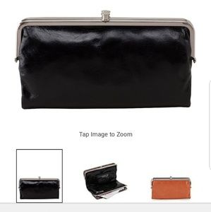 HOBO Lindsey Clutch wallet in Black